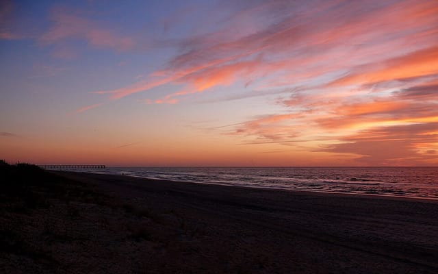 Pico de surf Wrightsville Beach, North Carolina, Estados Unidos