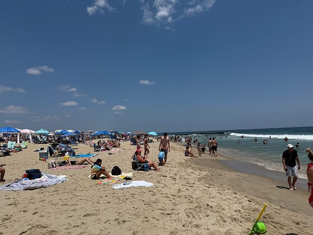 Pico de surf Belmar, New Jersey, Estados Unidos