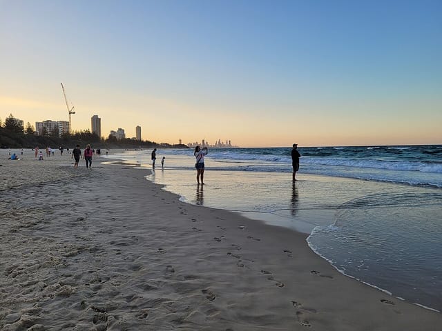 Spot de surf Burleigh Heads, Queensland, Australia
