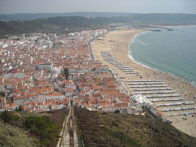 Nazaré surf break, Nazaré, Portugal