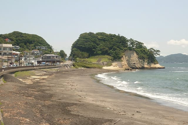 Spot de surf 稲村ガ崎, Kanagawa Prefecture, Japón