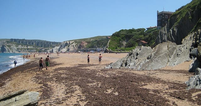 Pico de surf Sopelana, Basque Country, Espanha