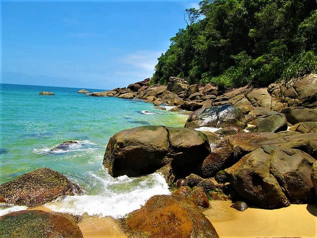 Pico de surf Praia do Sono, Rio de Janeiro, Brasil
