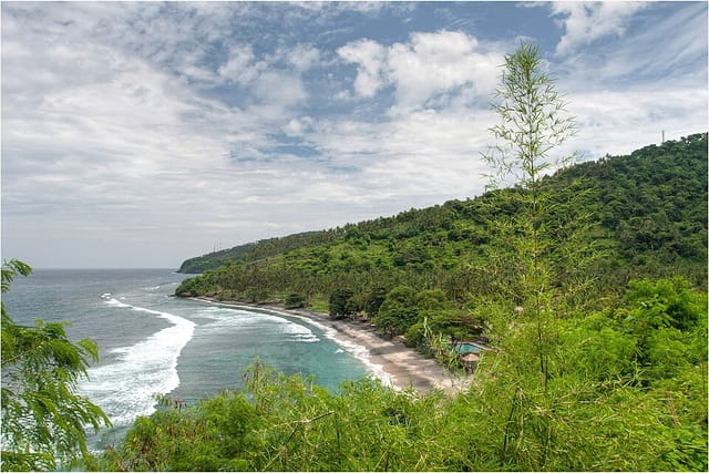 Spot de surf Mangsit, Mangsit