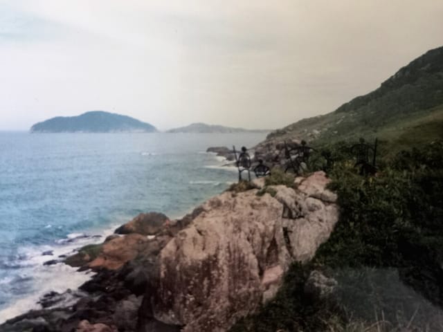Pico de surf Santinho, Santa Catarina, Brasil