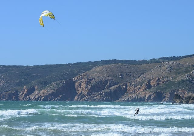 Pico de surf Guincho, Lisboa, Portugal