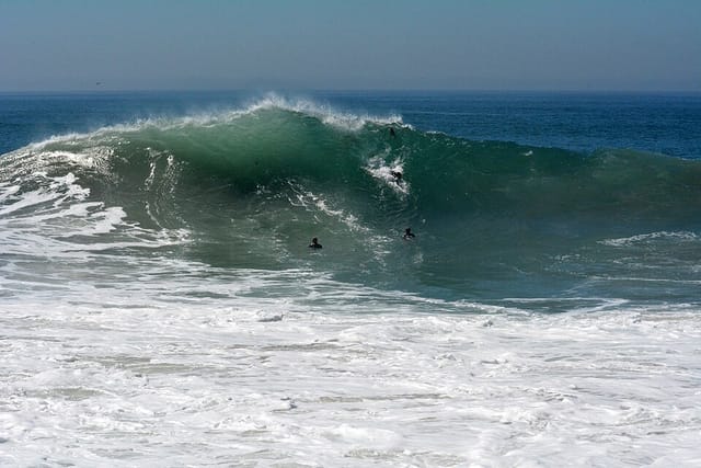 Pico de surf The Wedge, California, Estados Unidos