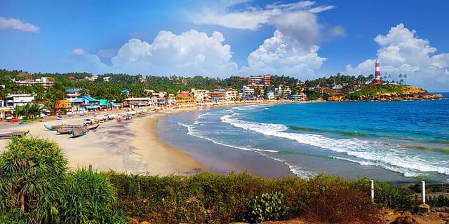 Kovalam surf break, Kerala, India